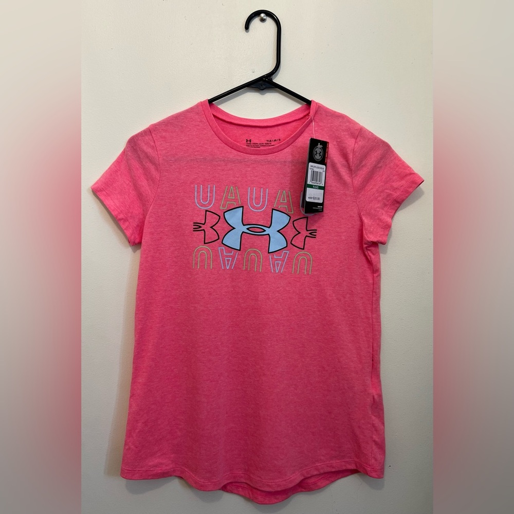 Under Armour T-shirt, Pink. New with tags.